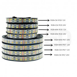 120LEDs per meter 5050 double row RGBW LED Strip Light