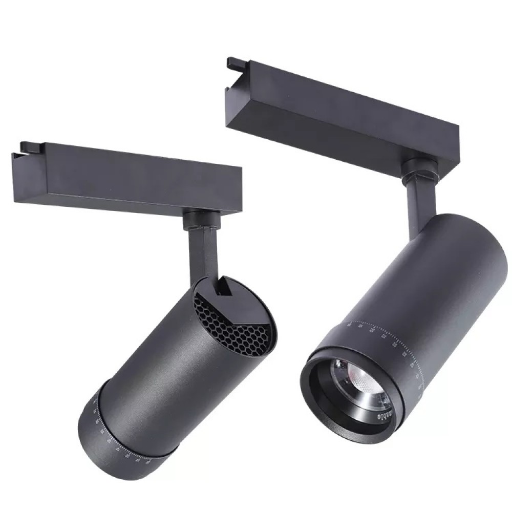 Aluminium Spot Light LED Indoor Ceiling Anti Glare Spotlight Adjustable Beam Tracking Light