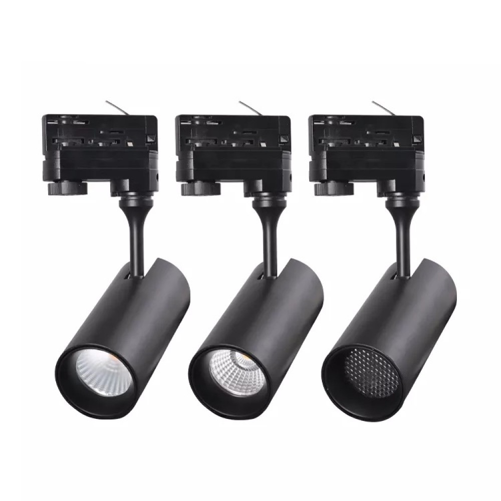 10W 15W 20W 25W 30W 35W LED Spotlight Adjustable 3 Phase Rail LED Track Light