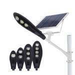 Outdoor Waterproof IP66 Cob Auto Sensing 50W 100W 150W 200W LED Solar Street Lights