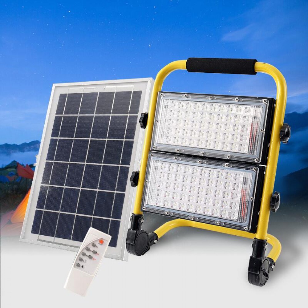 Emergency Rechargeable Camping Lamp 50W 100W Movable Solar Flood Light