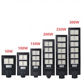 50W 100W 150W 200W 250W 300W All In One Solar LED Street Light